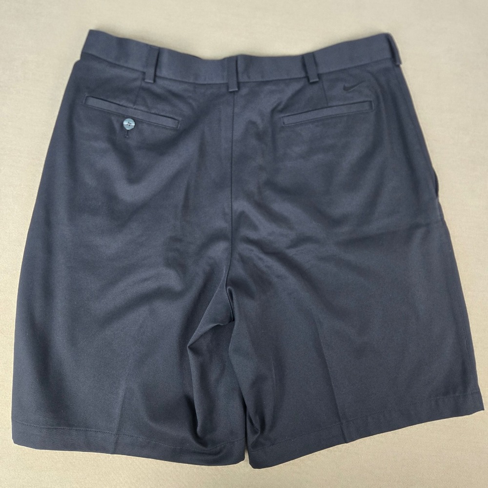 Nike Golf Mens 36 Black Dri-FIT Pleated Performance Shorts 198589-010